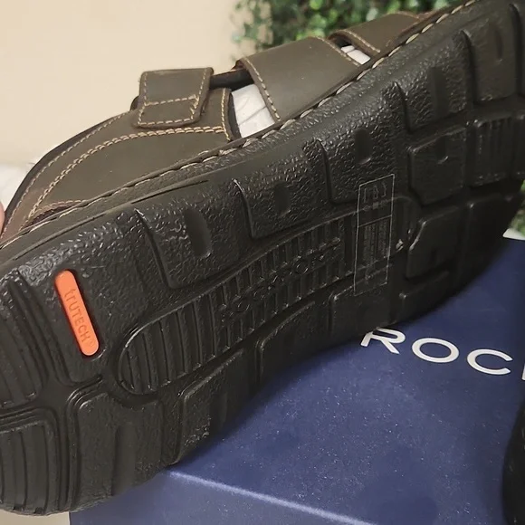 Rockport Darwin Fishermen Brown ll Lea - Picture 4 of 8